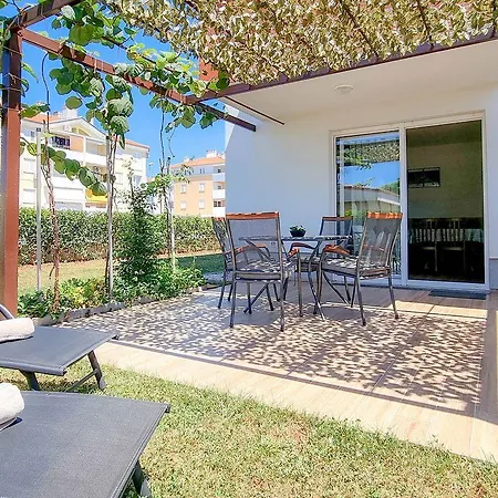 Apartment Strandnahes Mit Meerblick, Mediterranem Garten, Liegen, Waschmaschine *